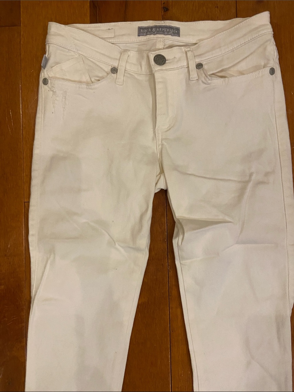 Rock & Republic White Skinny Jeans for Women